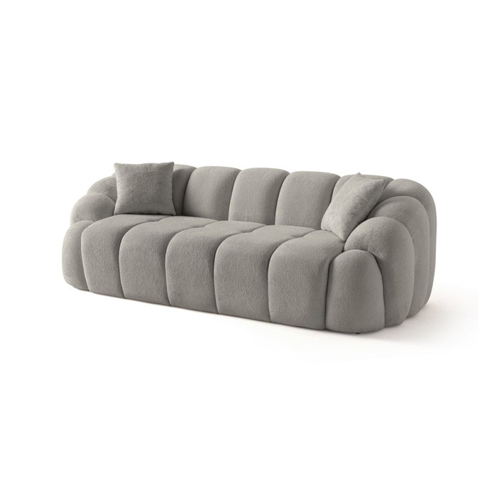 Atelier Del Sofa Octavio - Sofá de 3 plazas Gris